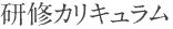 研修カリキュラム