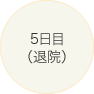 5日目（退院）