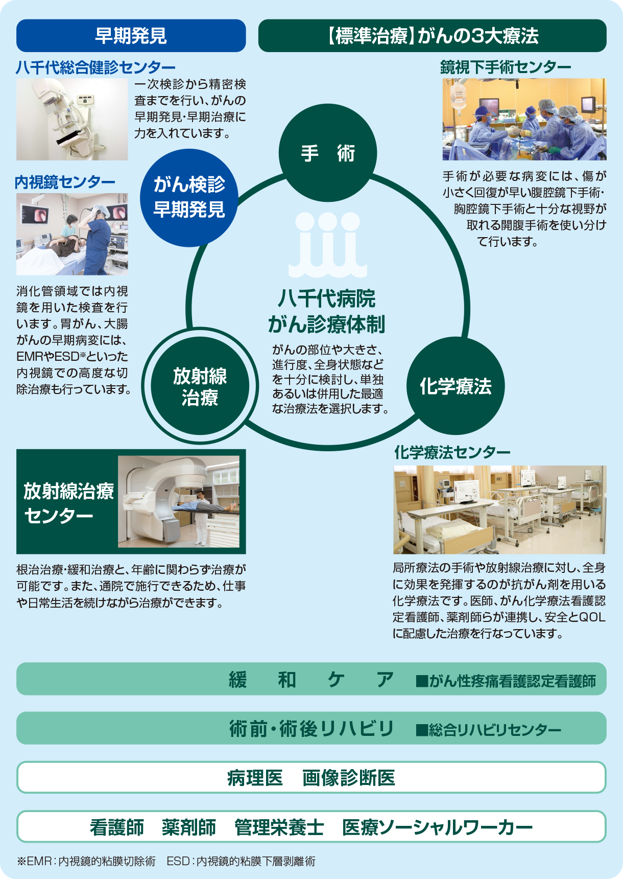 八千代病院がん診療体制